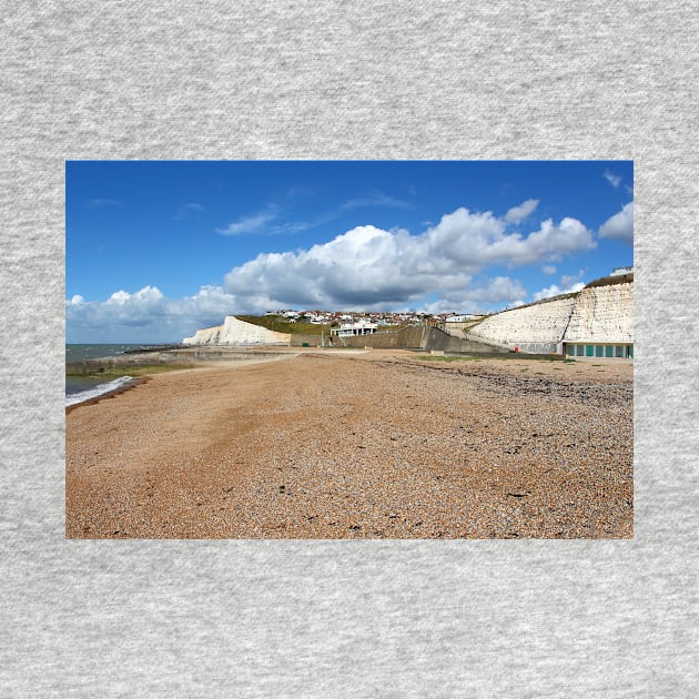 Chalk Cliffs at Saltdean East Sussex by Carole-Anne